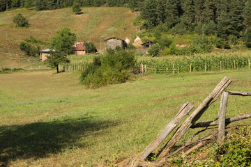 the countryside village of Elmalı in Bursa province, Turkey