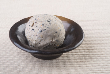 ice cream. Ice Cream Scoop on a background