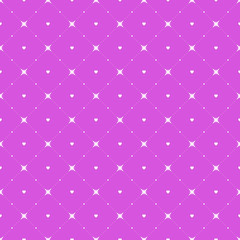 Hearts, dots and stars.