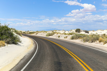 Streets into White Sands