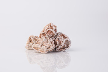 Salted Plum Tamarind Food Snack on a Background