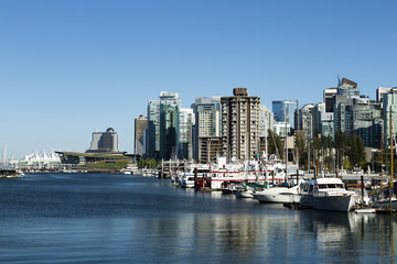 Fototapeta na wymiar Vancouver City Skyline