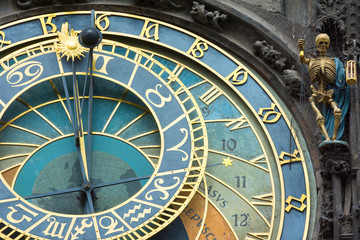 The Astronomical clock in Prague