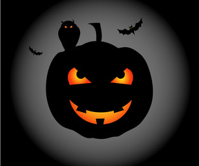 Horror Halloween Pumpkin & Horror Owl  