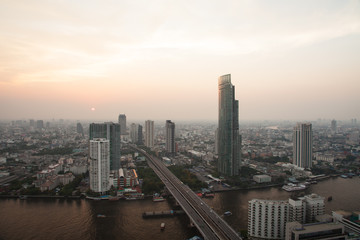 Fototapeta na wymiar landscape the city name Bangkok, Thailand