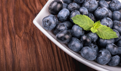 Blueberries in a bowl