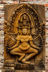 Fototapeta na wymiar Old Temple of Ayuthaya, Thailand