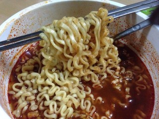 noodle soup in a bowl