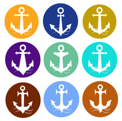 Anchor Icons Set