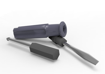 screwdriver isolated on white background