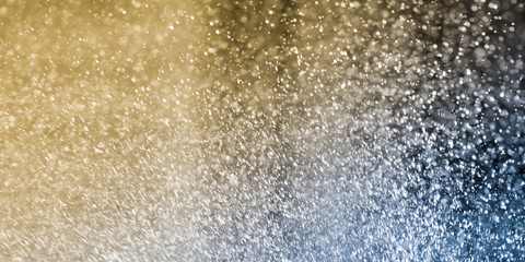 Water drops in the air background photo