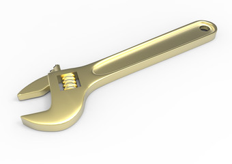 Obraz premium Groove pliers isolated on white