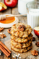 apples oats cinnamon cookies