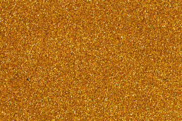 Gold glitter background.