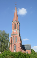 Fototapeta na wymiar Kirche in Zwiesel