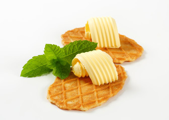 Butter waffle cookies