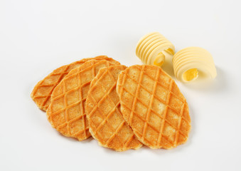 Butter waffle cookies
