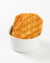 Butter waffle cookies