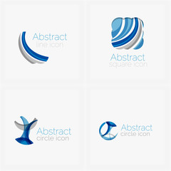 Circle abstract shape logo