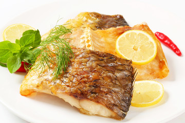 Oven roasted carp