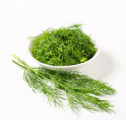 Fresh dill leaves