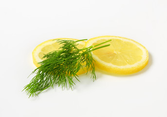 Fresh dill and lemon