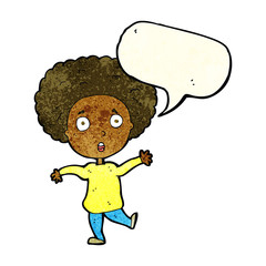 cartoon startled person with speech bubble
