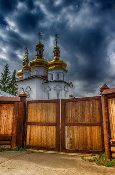 Holy Trinity monastery in Tyumen Russia