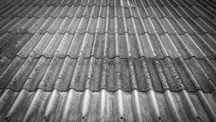 Background of old roof tiles