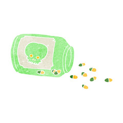 cartoon dangerous pills