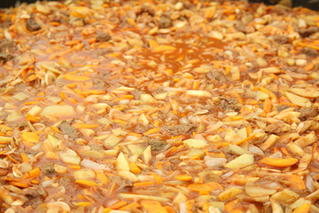 Street food close up