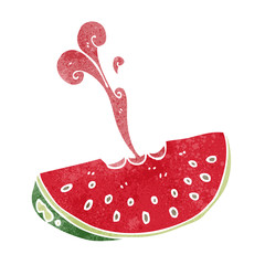 cartoon squirting watermelon