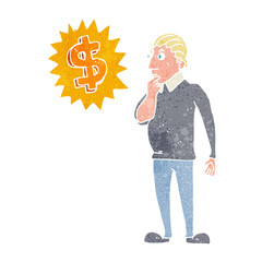 making money cartoon