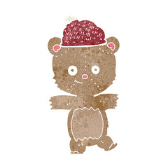cartoon bear in hat