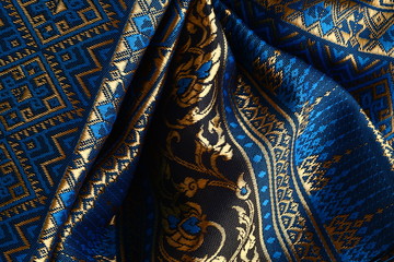 Antique Asian textile detail.
