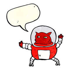 cartoon alien with speech bubble