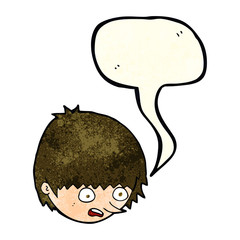 cartoon stressed face with speech bubble