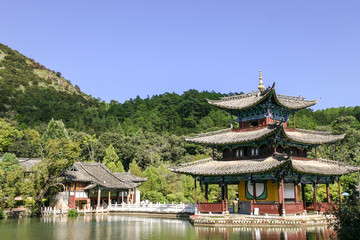 Black Dragon Pool in LIjiang, Yunnan, China