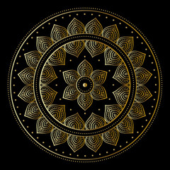 Gold mandala