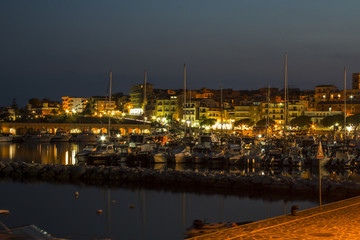 Obraz premium Night port