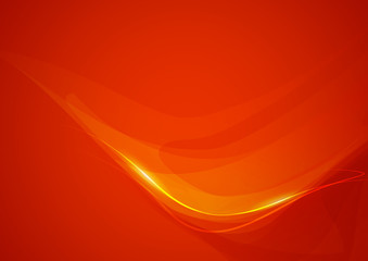 Abstract Shape Orange Background