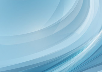 Light Blue Abstract Shape Background, Vector Illustration