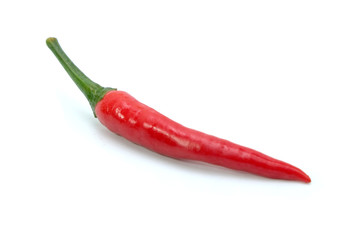 Red chili pepper isolated on a white background