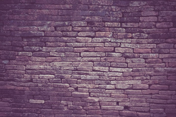 brick wall texture with filter effect retro vintage style