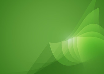 Abstract Shape Green Background