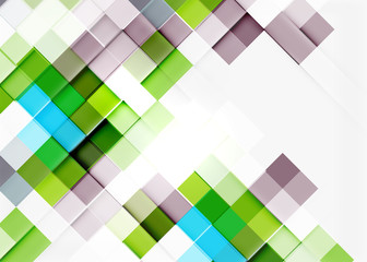 Square shape mosaic pattern design. Universal modern composition