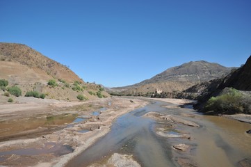 Mountain river in the Altiplano