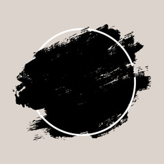 Abstract textured ink brush background