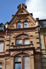 Hausfassade, Altstadt Wiesbaden