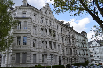 Hausfassade, Altstadt Wiesbaden